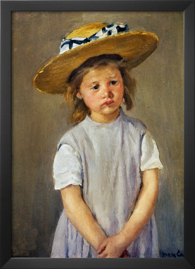Girl, C1886 - Mary Cassatt Painting on Canvas